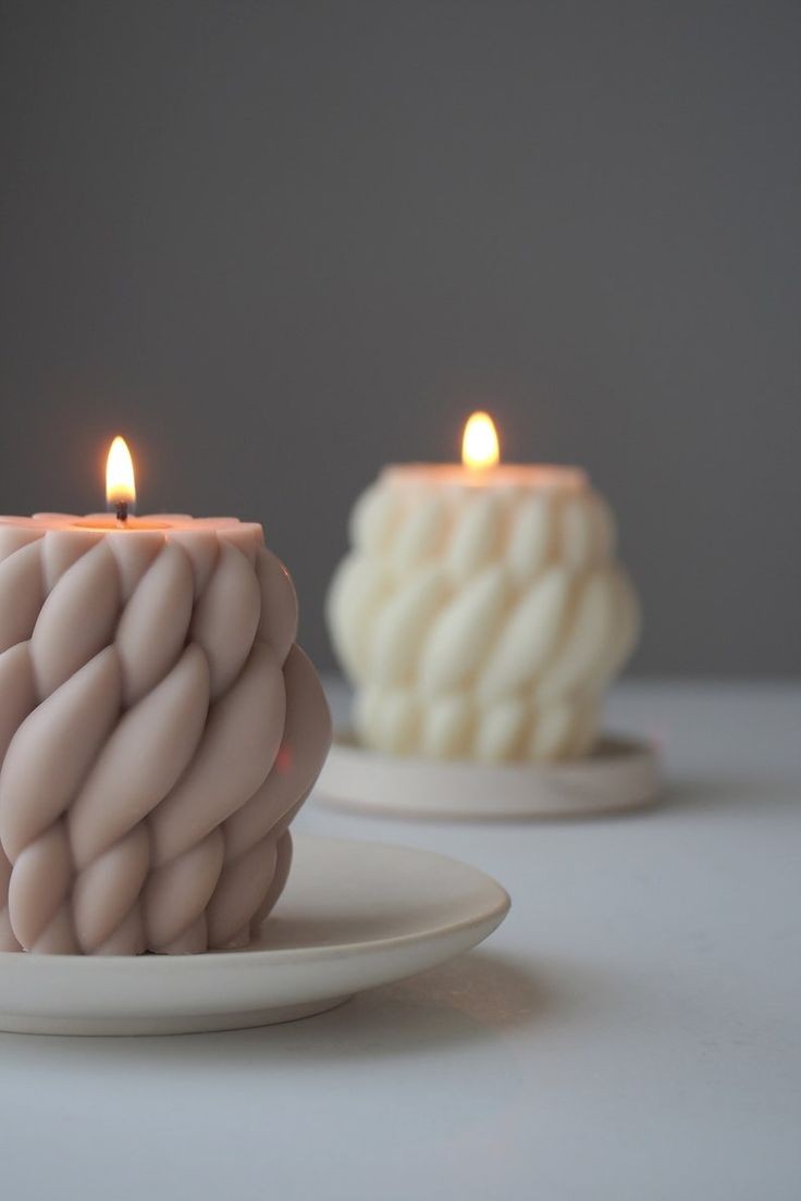 Braided Rope Medium Soy Wax Candle