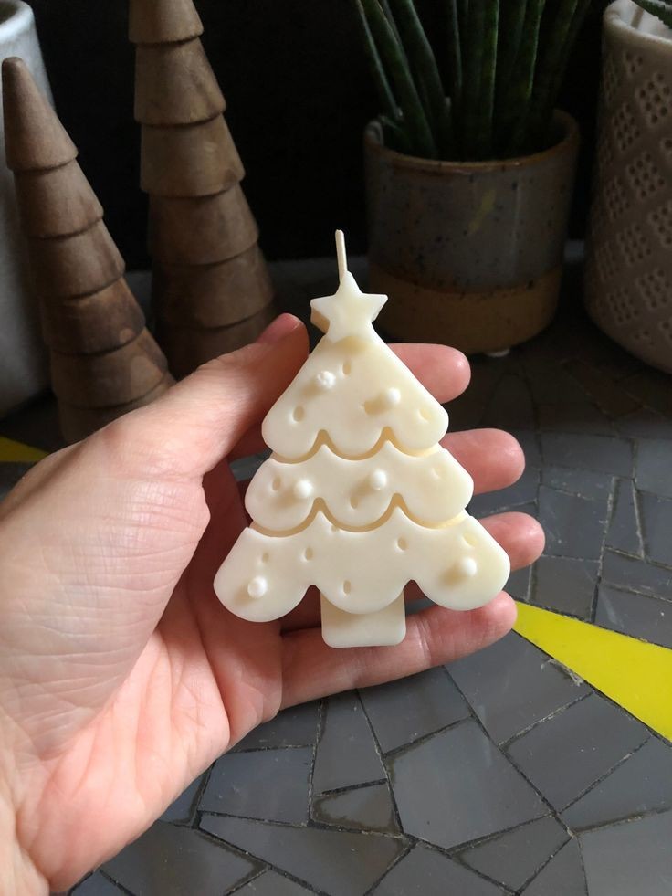 Cartoon Christmas Tree Soy Wax Candle