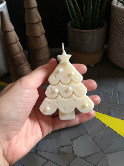 Cartoon Christmas Tree Soy Wax Candle