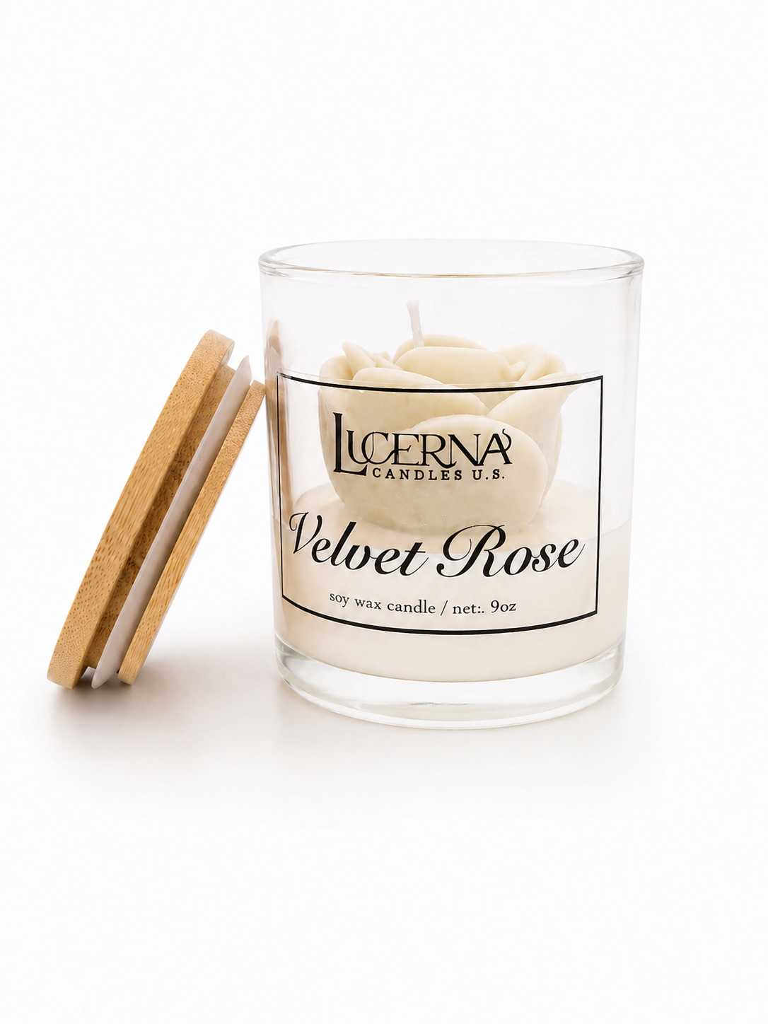 Velvet Rose – Soy Wax Candle (9 oz)