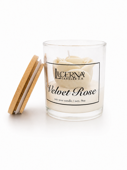 Velvet Rose – Soy Wax Candle (9 oz)
