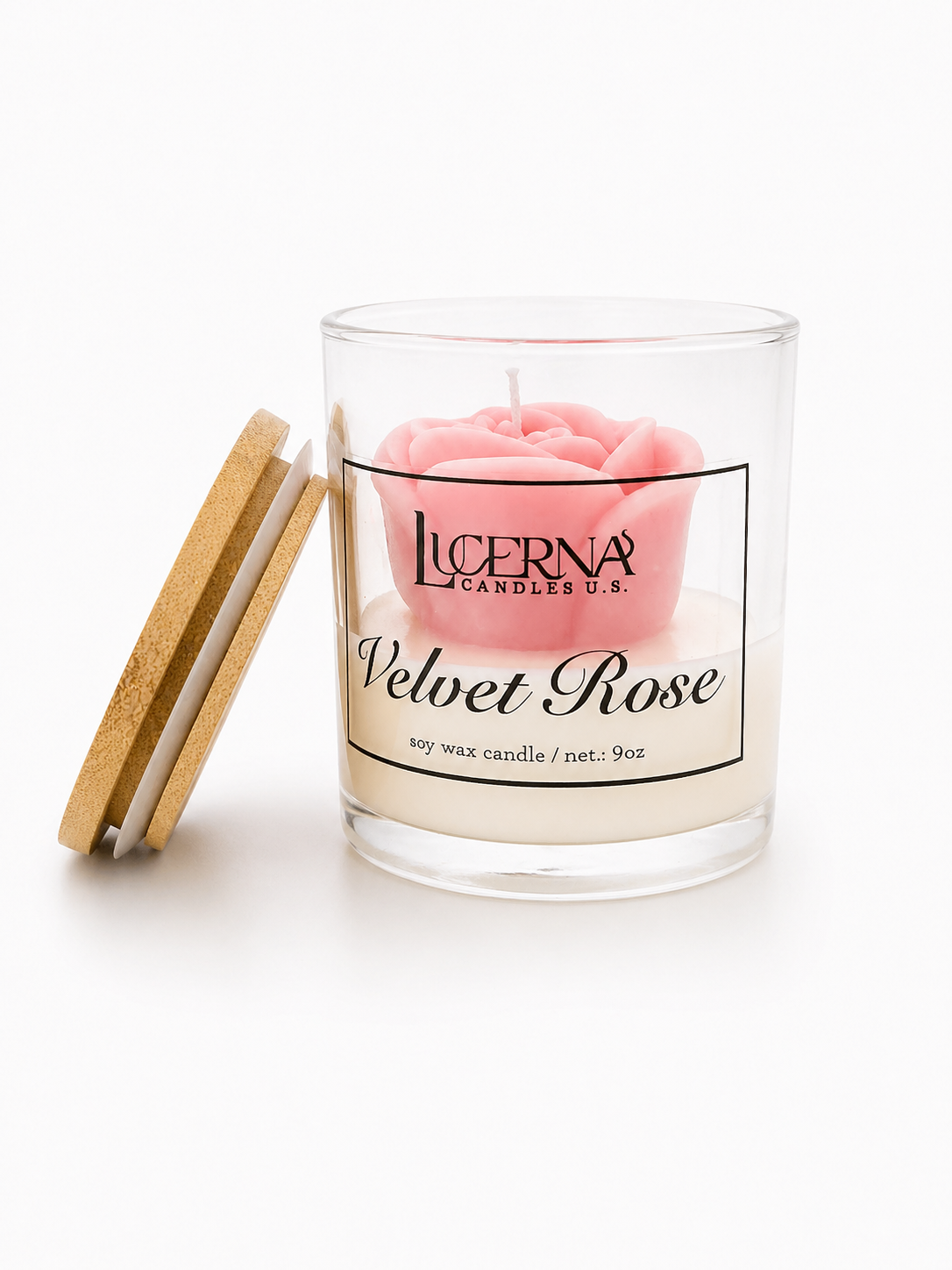 Velvet Rose – Soy Wax Candle (9 oz)