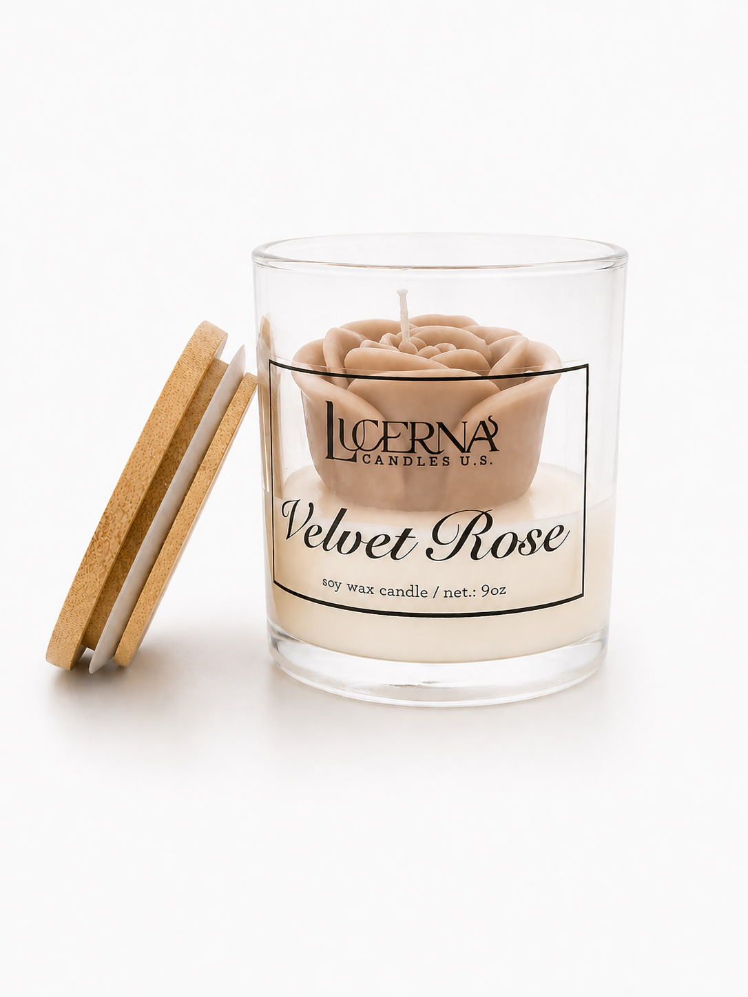 Velvet Rose – Soy Wax Candle (9 oz)