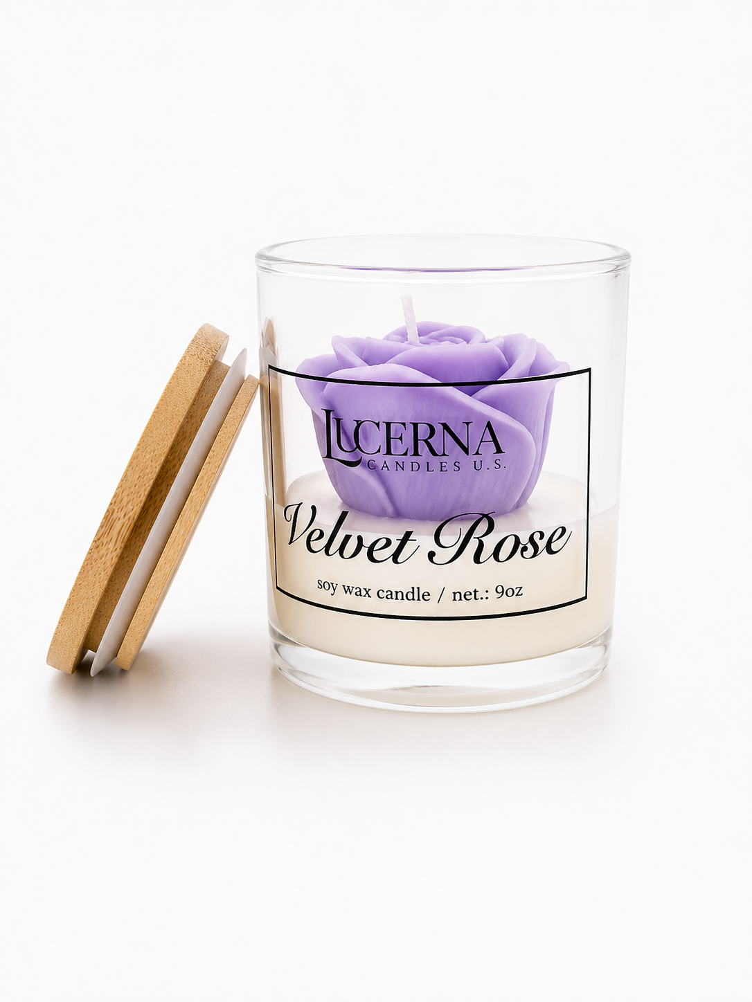Velvet Rose – Soy Wax Candle (9 oz)
