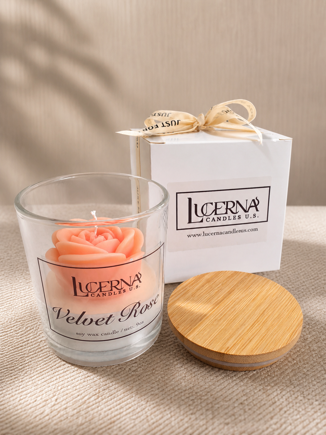 Velvet Rose – Soy Wax Candle (9 oz)
