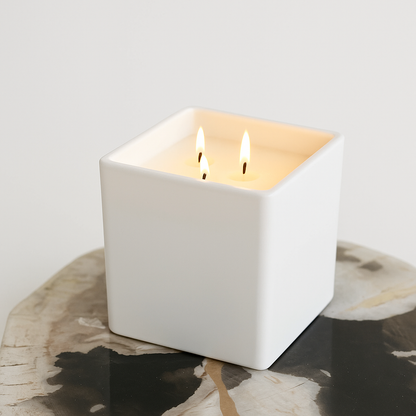 Lucerna Cube Glow Scented Customizable Candle - 9oz