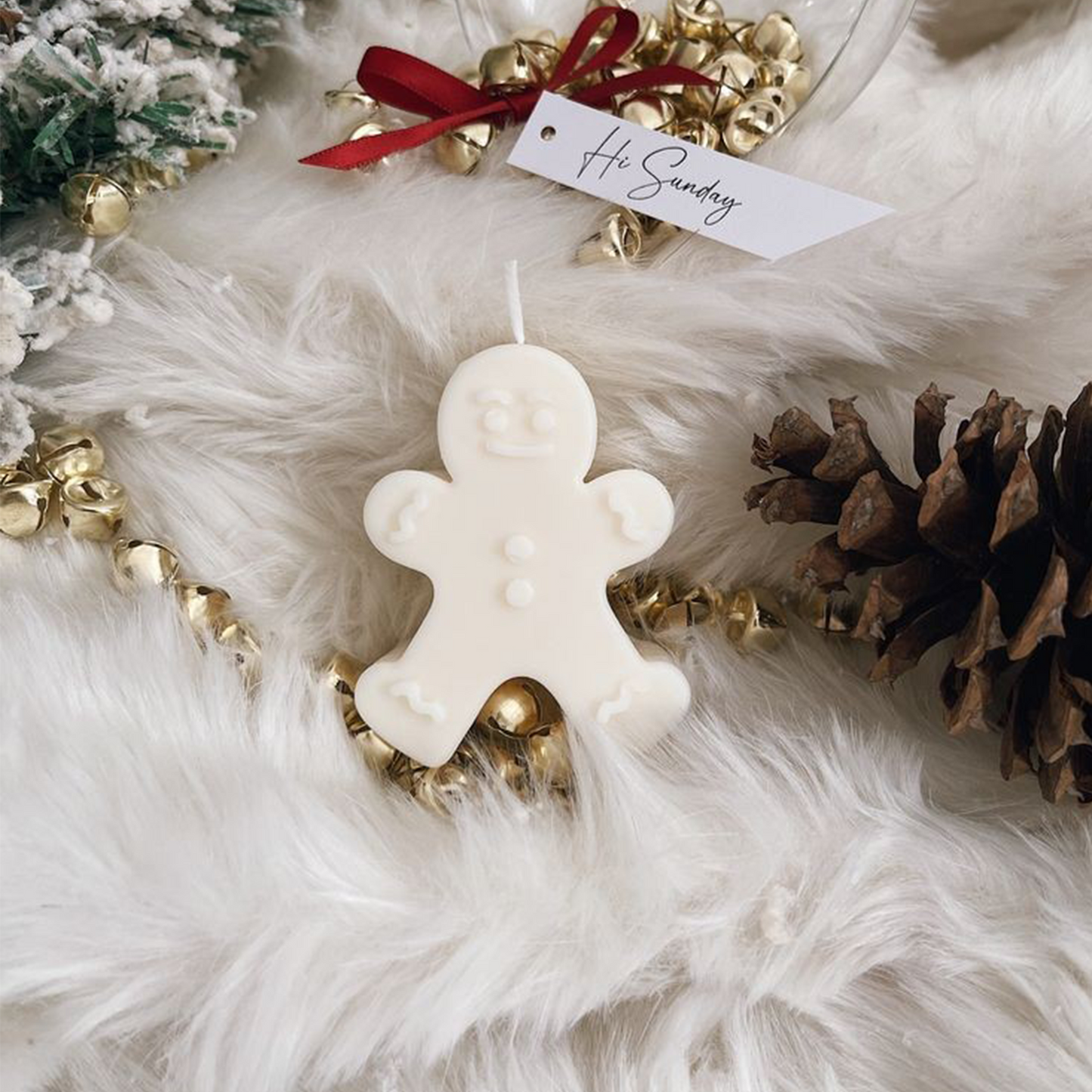 Gingerbread Man Soy Wax Candle