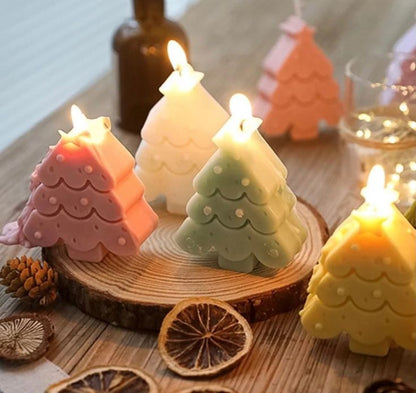 Cartoon Christmas Tree Soy Wax Candle