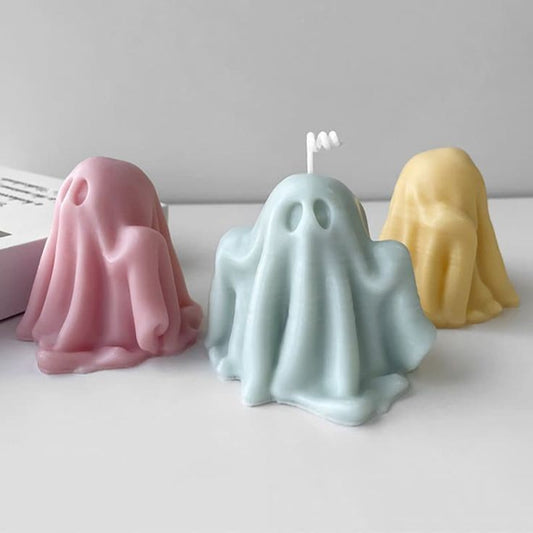 Cute Fluorescent  Ghost Soy Wax Candle