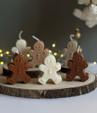 Gingerbread Man Soy Wax Candle