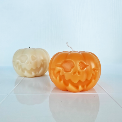 Small Spooky Pumpkin Soy Wax Candle