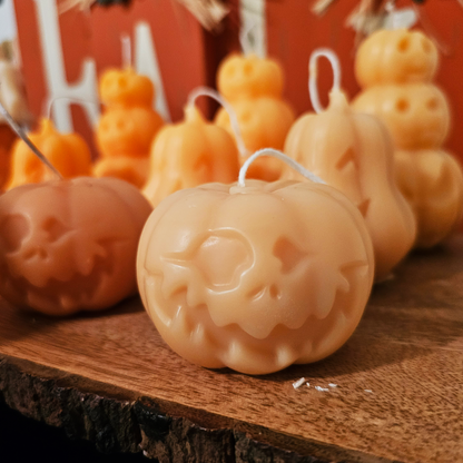 Small Spooky Pumpkin Soy Wax Candle