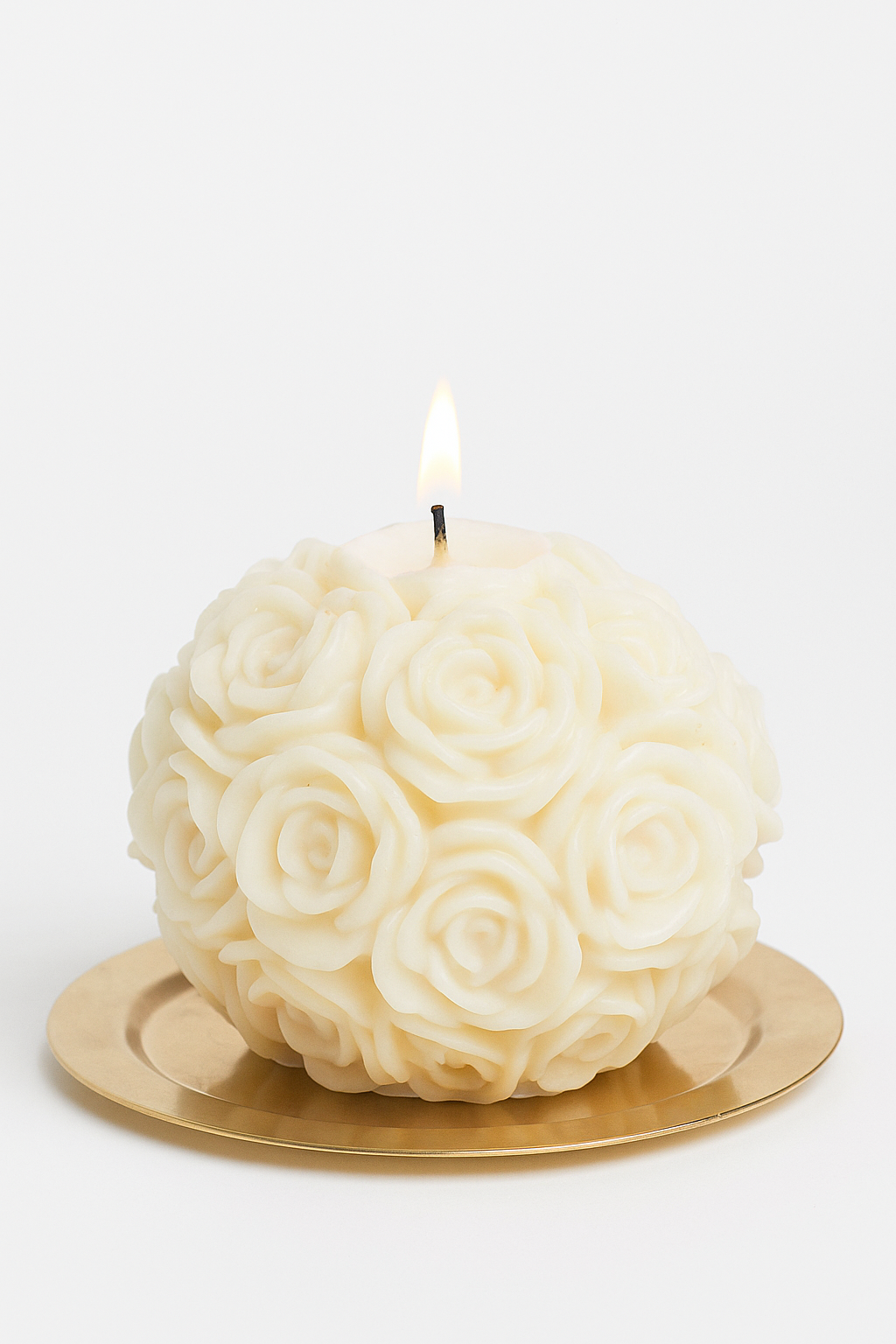 Rose Ball Soy Wax Candle