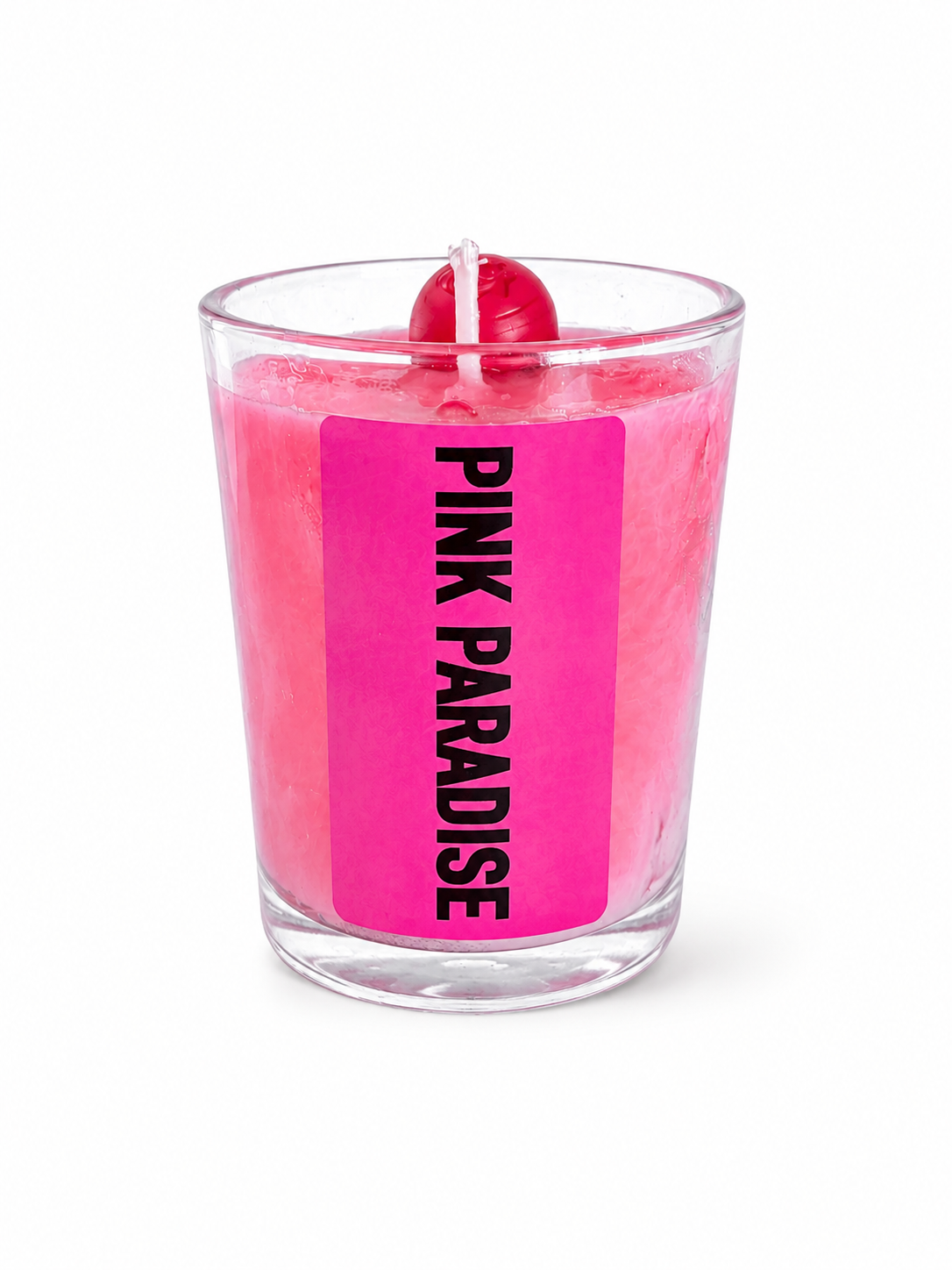 4oz Pink Paradise Soy Wax Scented Candle – Strawberry Daiquiri Inspired Candle