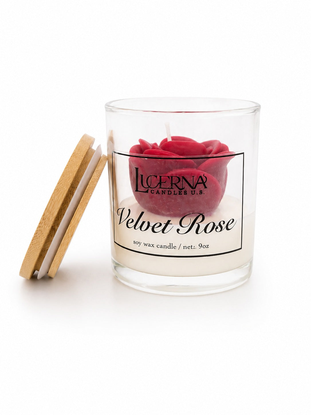 Velvet Rose – Soy Wax Candle (9 oz)