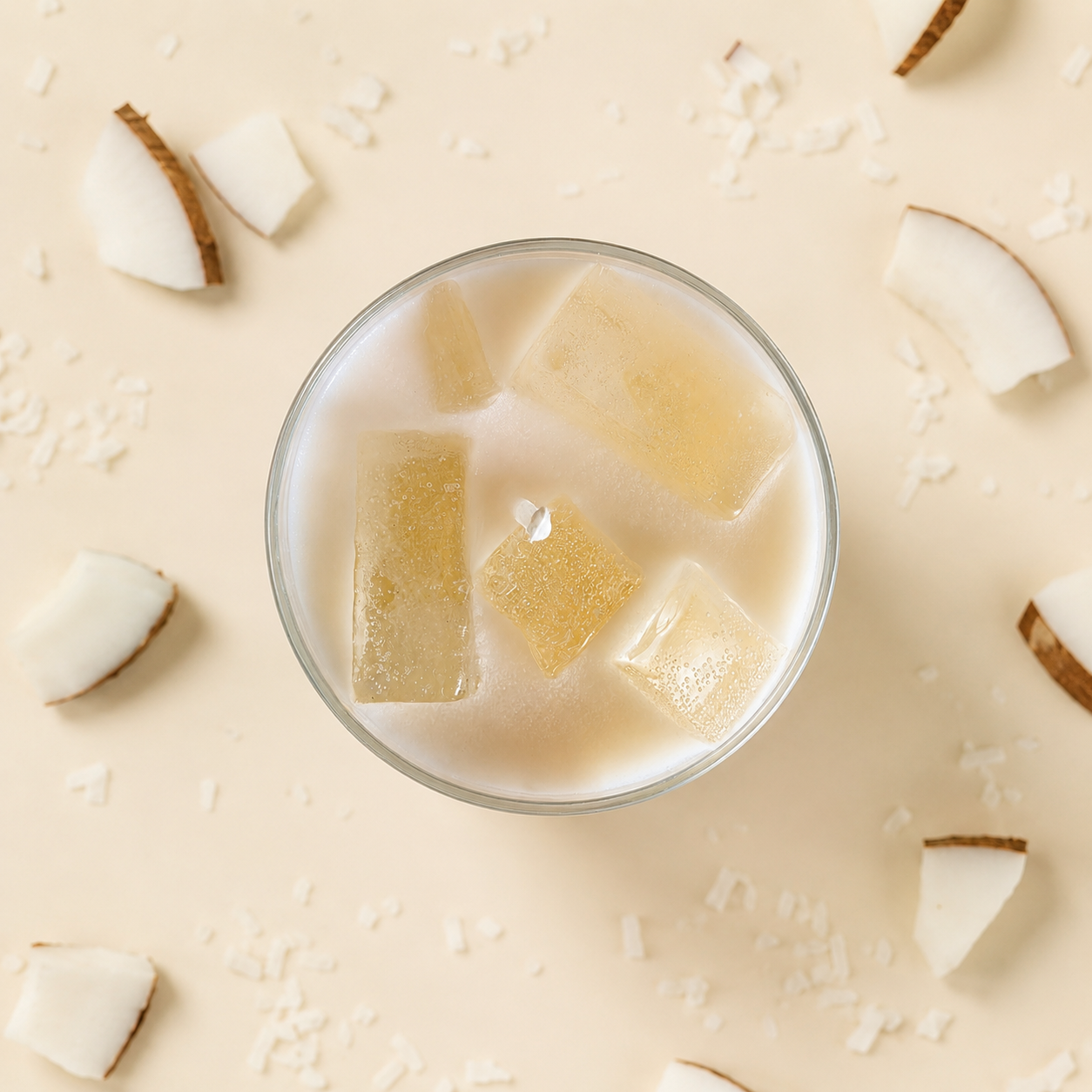 4oz Coconut Cream & Tropical Fruit Soy Wax Scented Candle _ Coco Loco Inspired Soy Candle