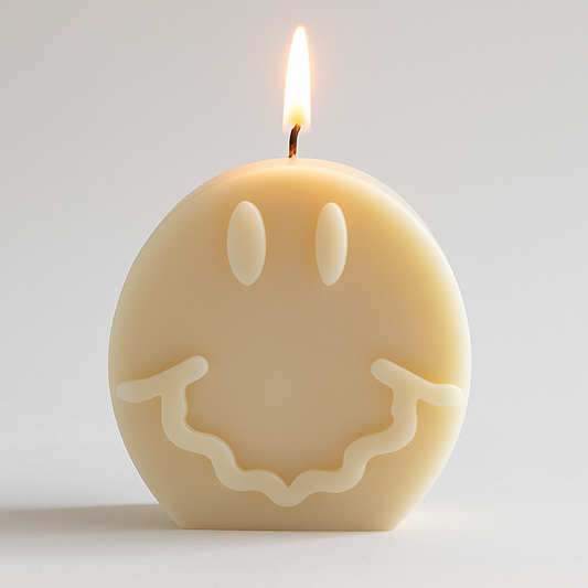 Smiley Face Soy Wax Candle