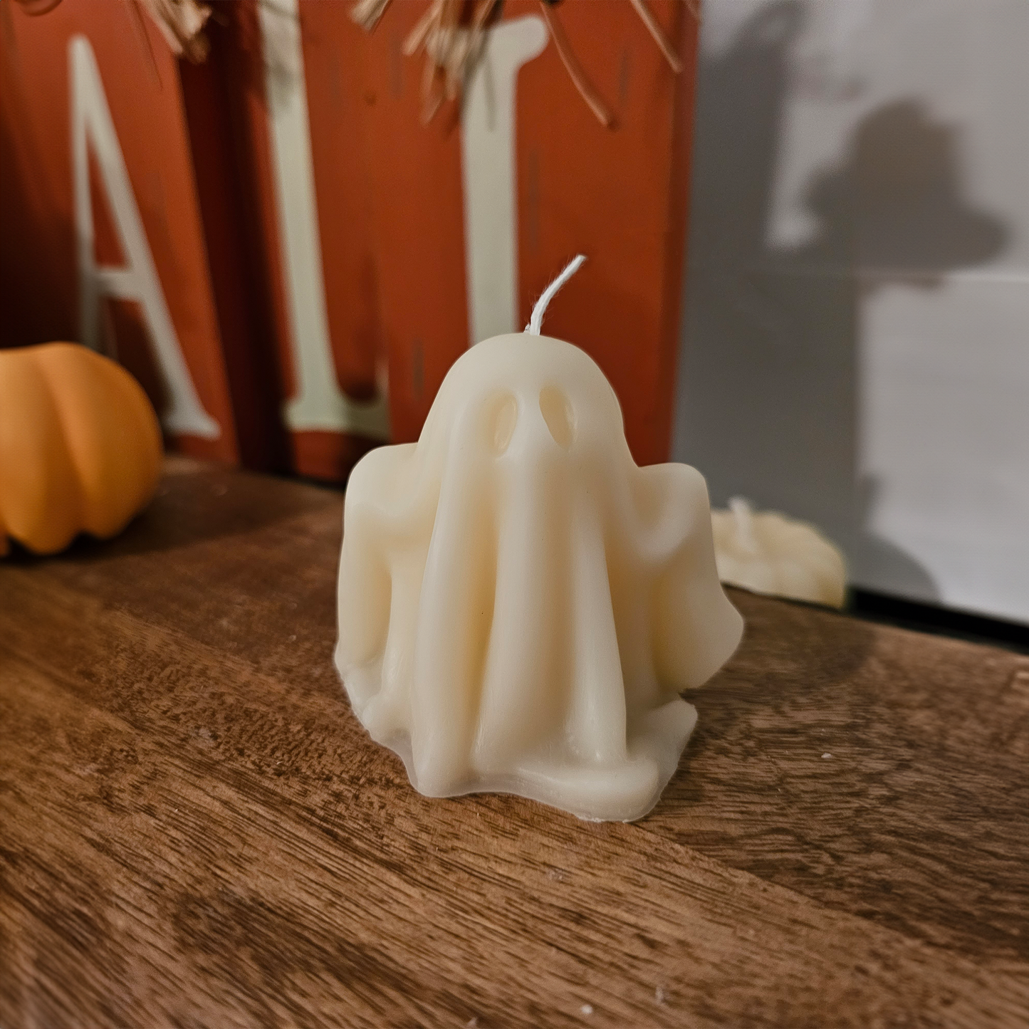 Cute Fluorescent  Ghost Soy Wax Candle