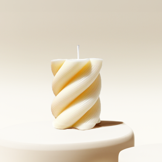 Twisted Spiral Medium Soy Wax Candle