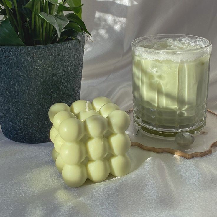 Bubble Cube Soy Wax Candle